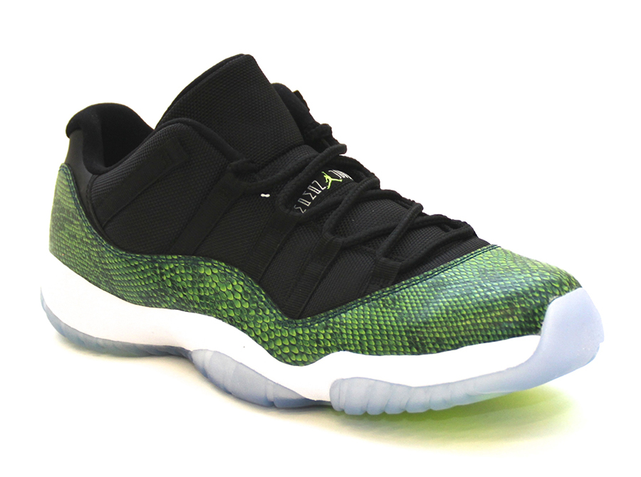nike air jordan retro 11 snake low, Air Jordan 11 Low “Green Snake” – Arriving at Retailers